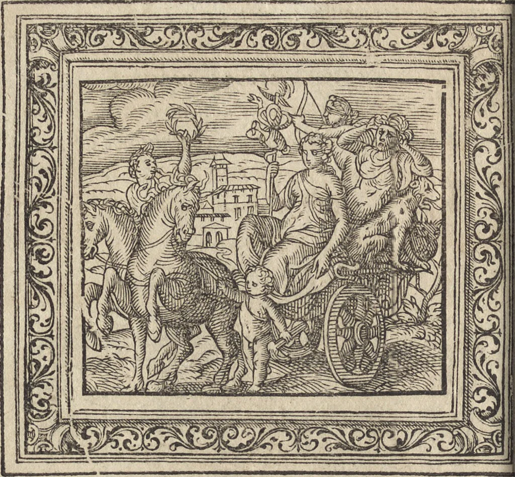 An illustration from Emblemata cvm aliqvot nvmmis antiqvi operis, 1564, leaf 179