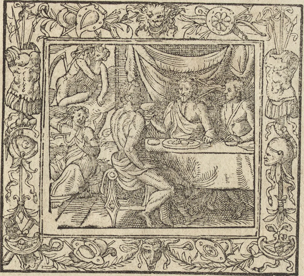 An illustration from Emblemata cvm aliqvot nvmmis antiqvi operis, 1564, leaf 188