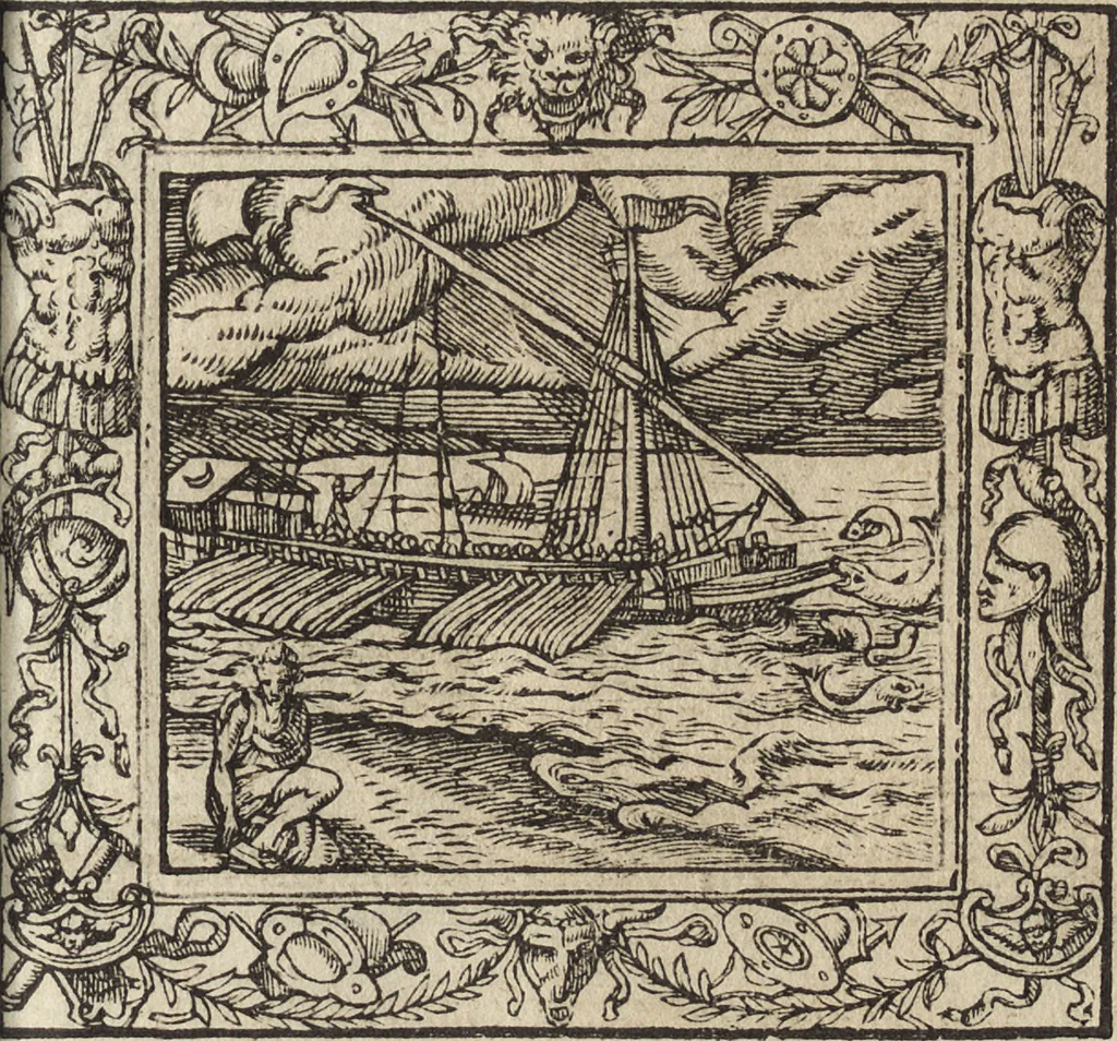An illustration from Emblemata cvm aliqvot nvmmis antiqvi operis, 1564, leaf 212