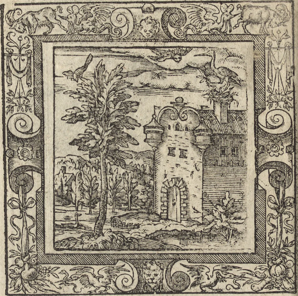 An illustration from Emblemata cvm aliqvot nvmmis antiqvi operis, 1564, leaf 219