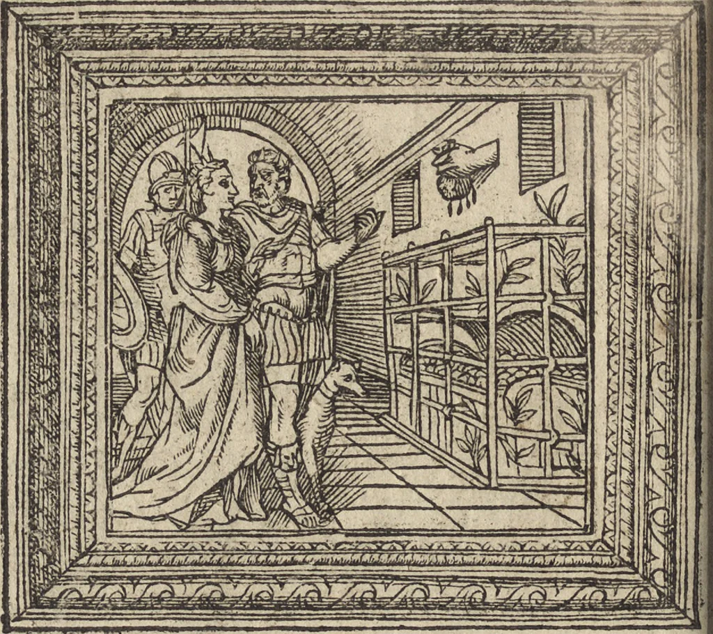 An illustration from Emblemata cvm aliqvot nvmmis antiqvi operis, 1564, leaf 231