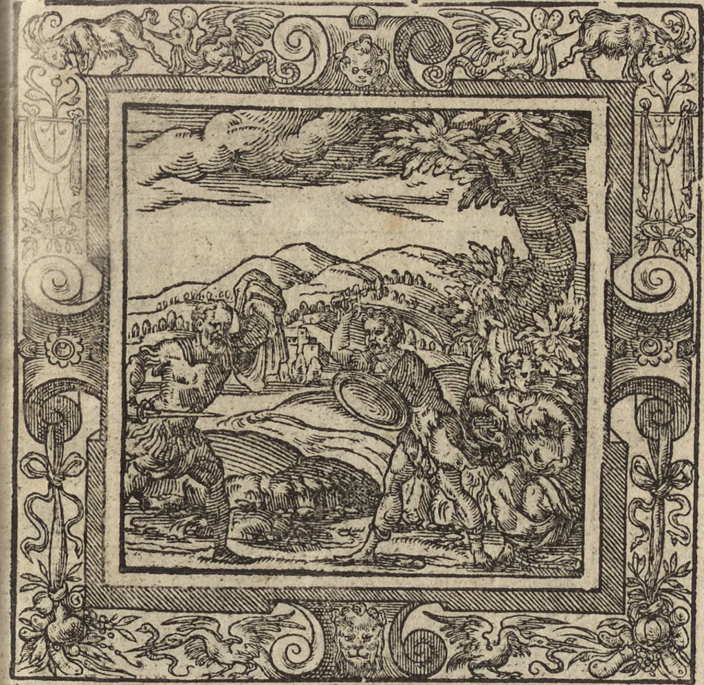 An illustration from Emblemata cvm aliqvot nvmmis antiqvi operis, 1564, leaf 232