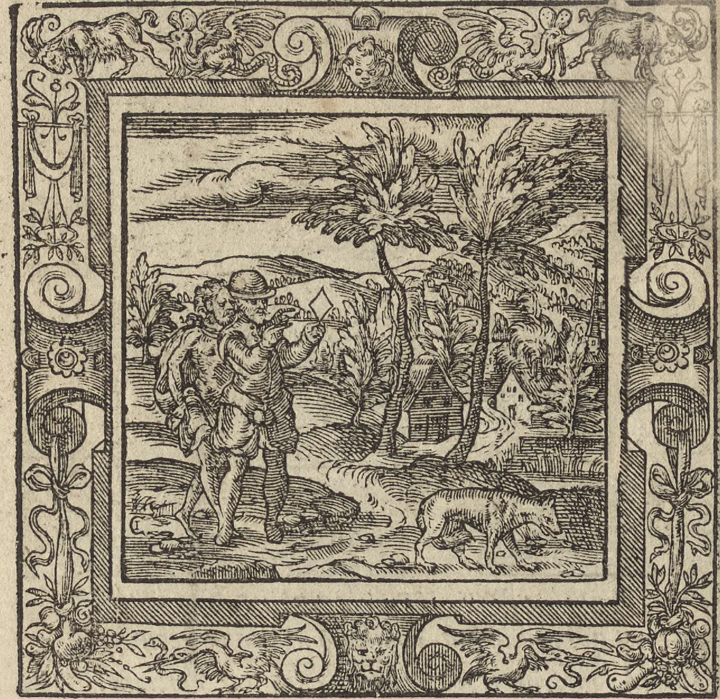 An illustration from Emblemata cvm aliqvot nvmmis antiqvi operis, 1564, leaf 233