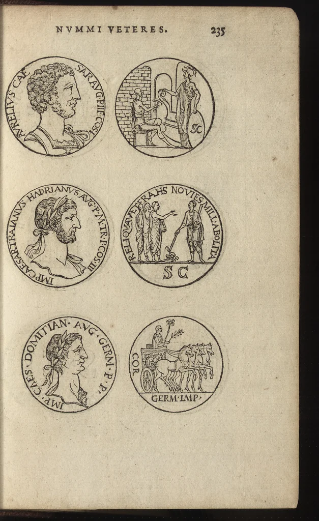 An illustration from Emblemata cvm aliqvot nvmmis antiqvi operis, 1564, leaf 242