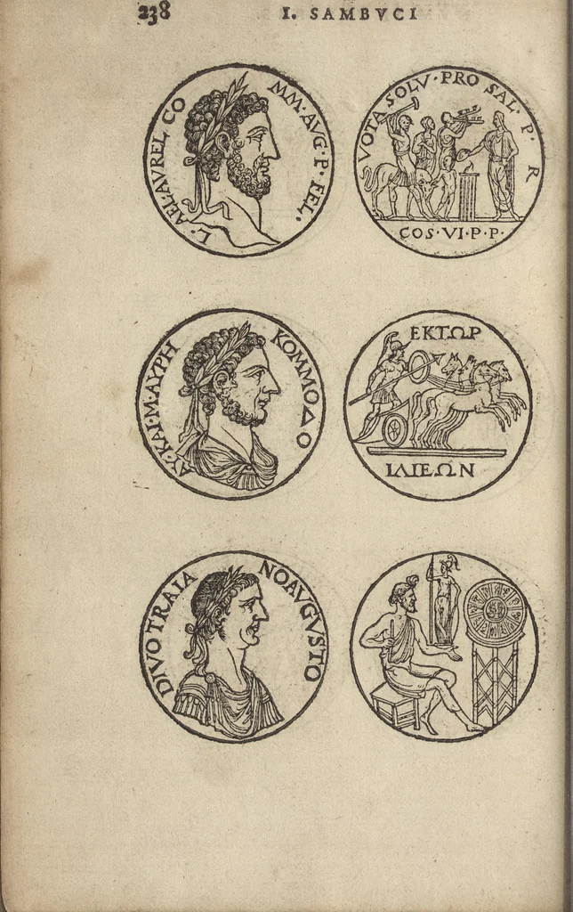 An illustration from Emblemata cvm aliqvot nvmmis antiqvi operis, 1564, leaf 245