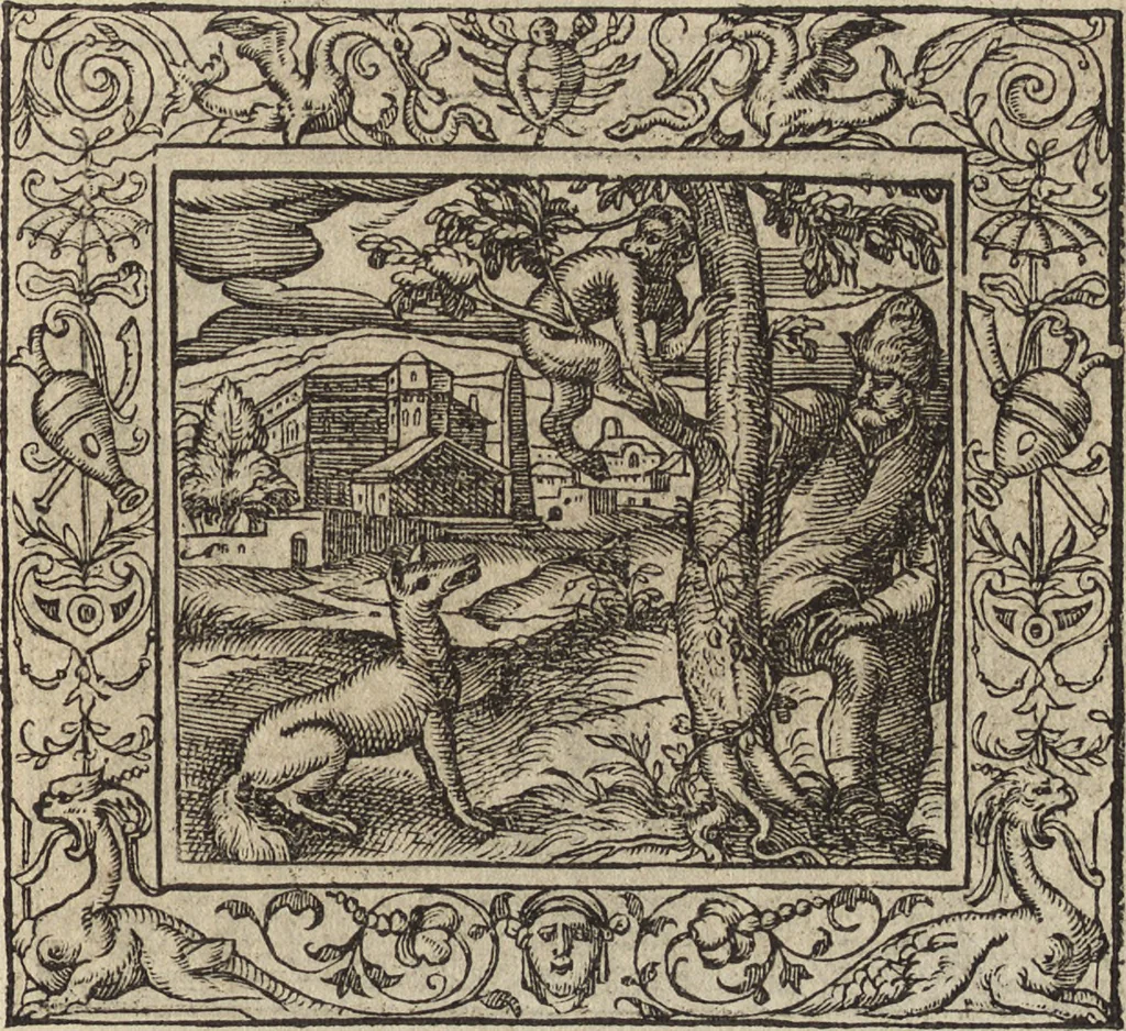 An illustration from Emblemata cvm aliqvot nvmmis antiqvi operis, 1564, leaf 26