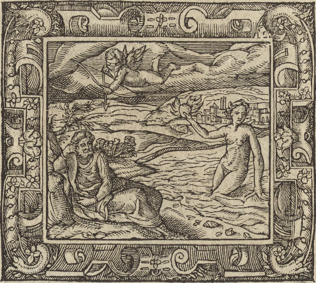 An illustration from Emblemata cvm aliqvot nvmmis antiqvi operis, 1564, leaf 27