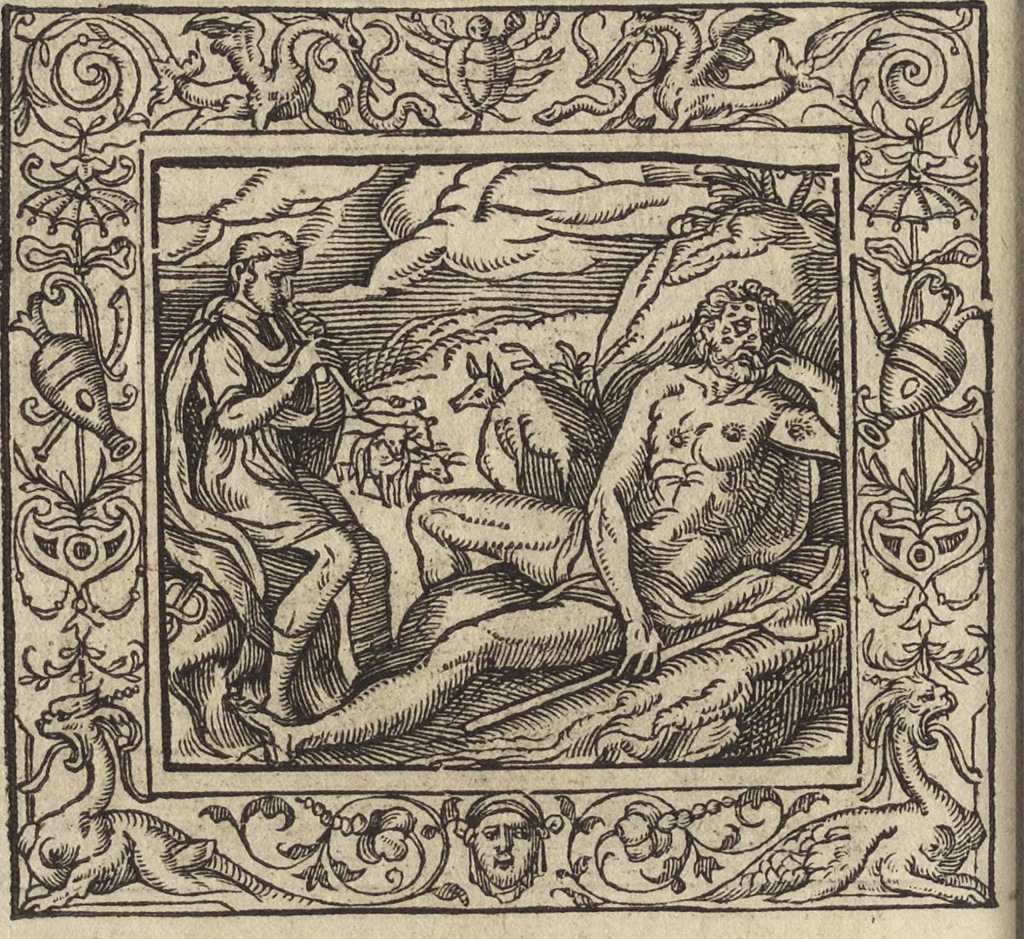 An illustration from Emblemata cvm aliqvot nvmmis antiqvi operis, 1564, leaf 65