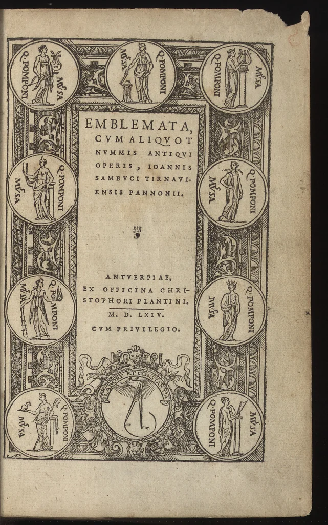 An illustration from Emblemata cvm aliqvot nvmmis antiqvi operis, 1564, leaf 8