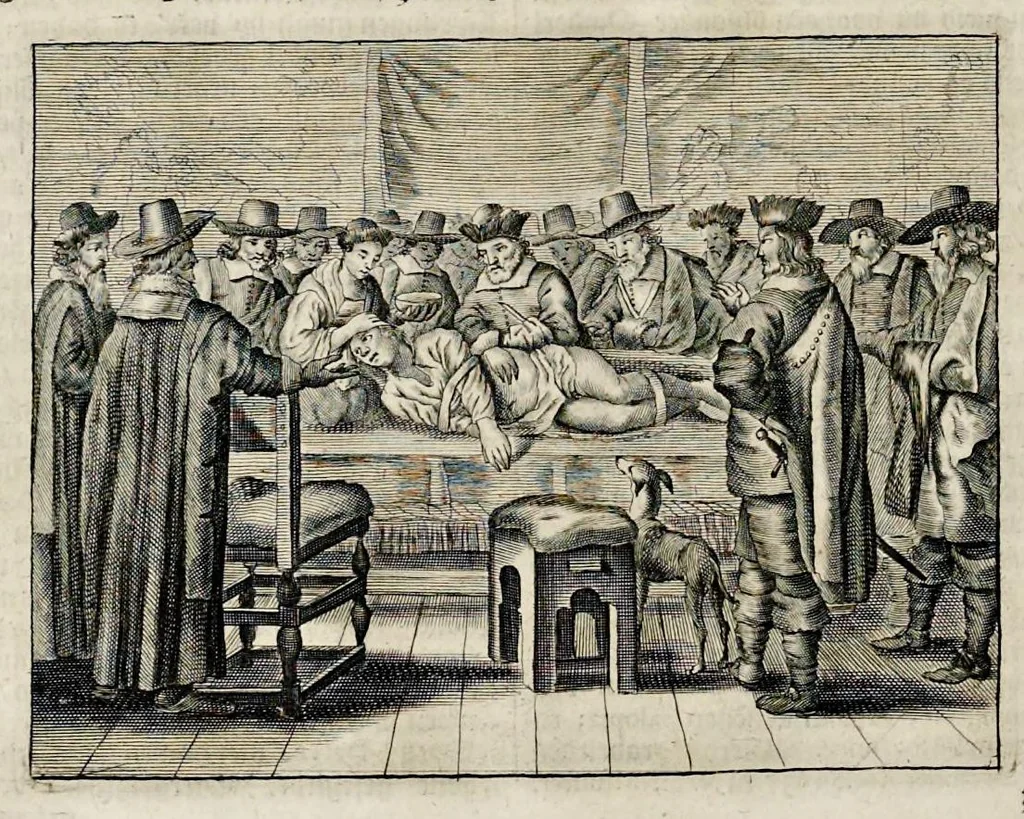 An illustration from Joh. Lodew. Gottfrieds Historische kronyck : vervattende een nauwkeurige en volkomene beschrijvingh der aldergedenckwaerdigste geschiedenissen des weerelds, van den aenvangh der scheppingh tot op 't jaer Christi 1576 : in een nette ordre gebragt na de verdeelingh der vier monarchien, en de bondighste jaer-rekeningh : op nieuws vertaeld na den derden vermeerderden druck, met byvoegingh van de historie der Reformatie in Duytschland : en een volkoomen bladwijser aller voornaemste saecken, 1698, leaf 713