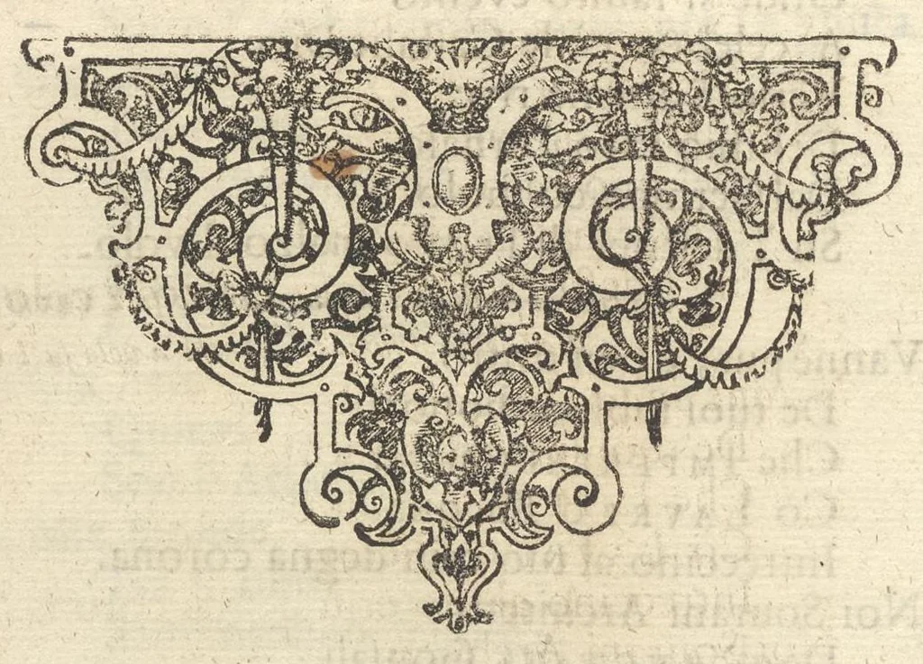 An illustration from Il pomo d'oro : festa teatrale rappresentata in Vienna, per l'avgvstissime nozze delle Sacre Cesaree Reali Maestà di Leopoldo, e Margherita, 1668, leaf 23