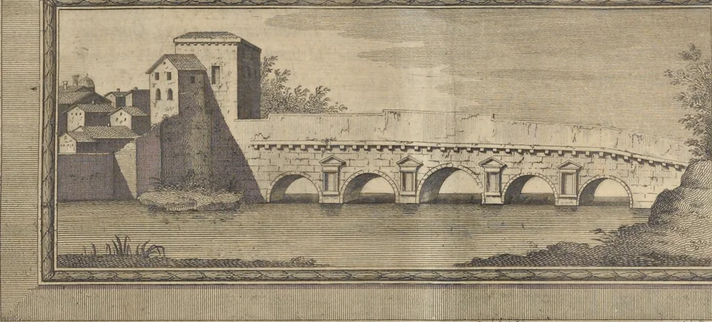 An illustration from Le Temple de malateste de Rimini : architecture de Leon Baptiste Alberti de Florence, 1794, leaf 16