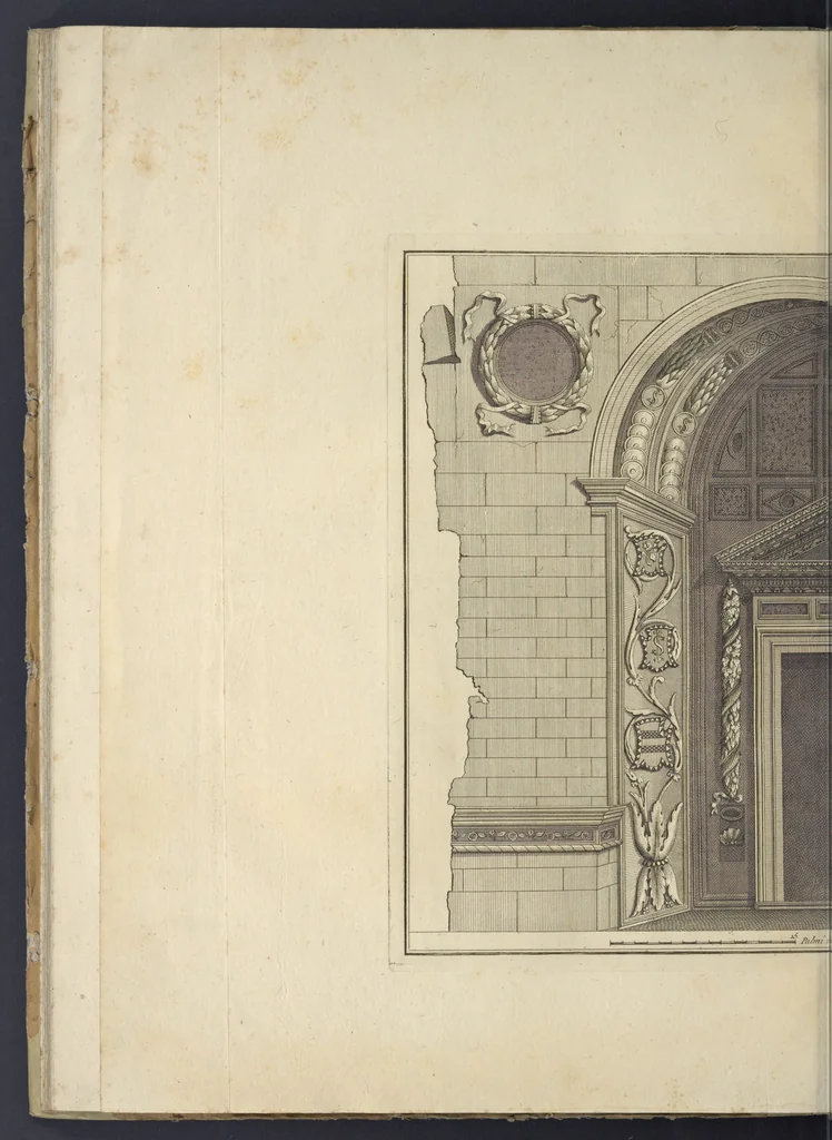 An illustration from Le Temple de malateste de Rimini : architecture de Leon Baptiste Alberti de Florence, 1794, leaf 75