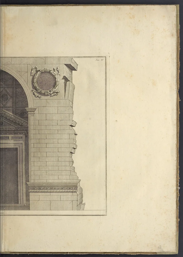 An illustration from Le Temple de malateste de Rimini : architecture de Leon Baptiste Alberti de Florence, 1794, leaf 76