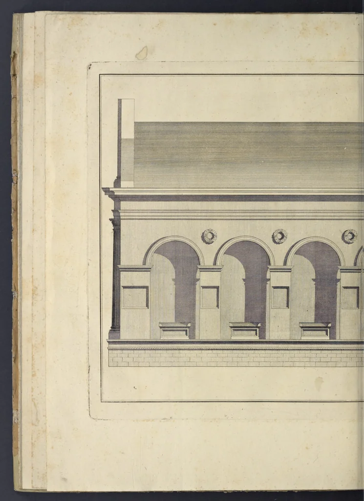 An illustration from Le Temple de malateste de Rimini : architecture de Leon Baptiste Alberti de Florence, 1794, leaf 83