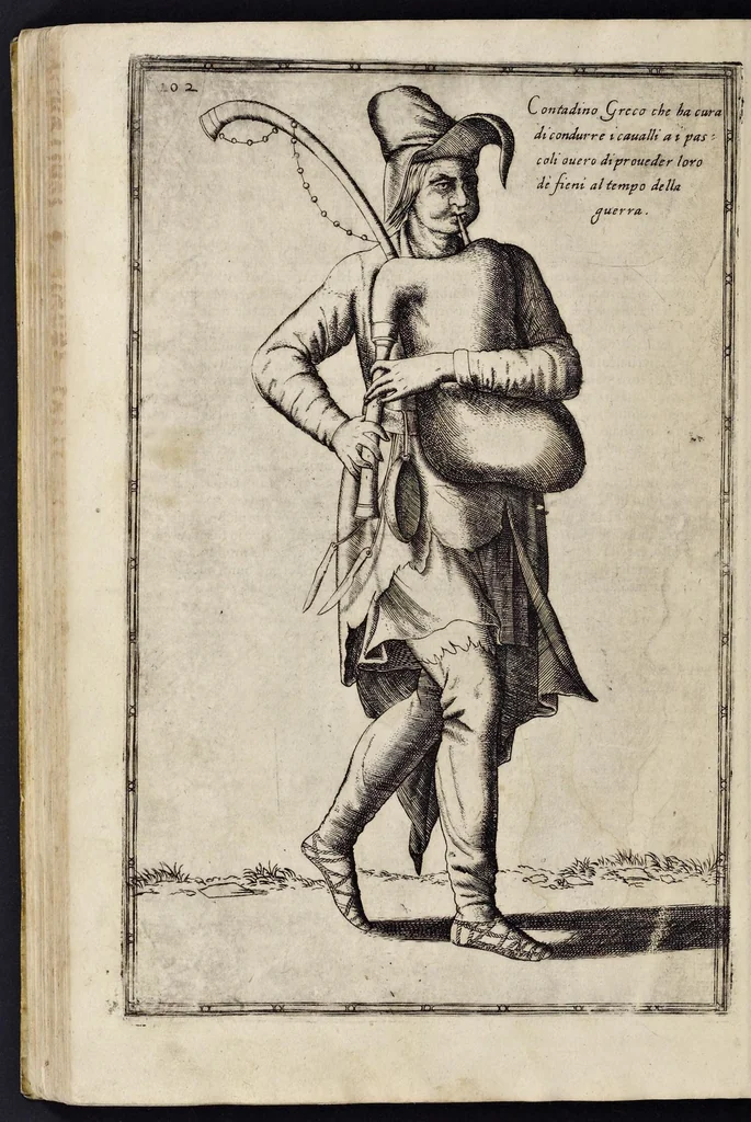 An illustration from Le nauigationi et uiaggi, fatti nella Turchia, di Nicolo de'Nicolai del Delfinato, signor d'Arfeuilla, cameriere, & geografo ordinario del Re di Francia, con diuerse singolarità uiste, & osseruate in quelle parti dall'autore, 1580, leaf 133