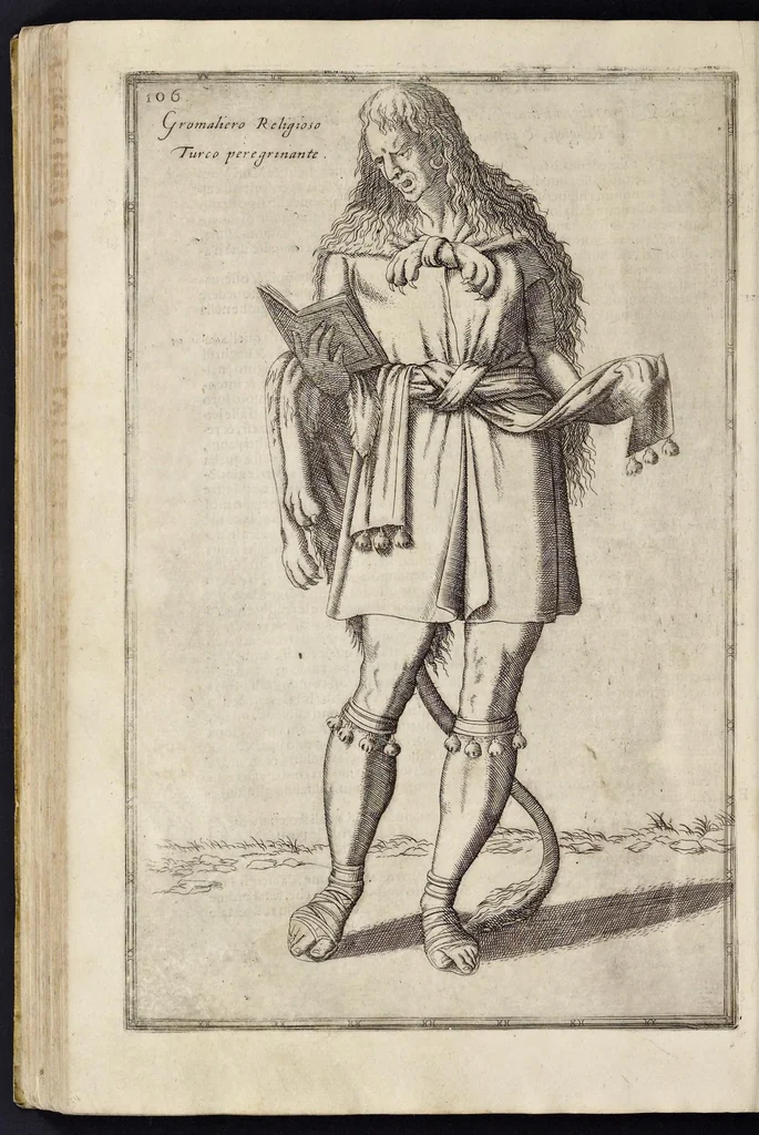 An illustration from Le nauigationi et uiaggi, fatti nella Turchia, di Nicolo de'Nicolai del Delfinato, signor d'Arfeuilla, cameriere, & geografo ordinario del Re di Francia, con diuerse singolarità uiste, & osseruate in quelle parti dall'autore, 1580, leaf 137