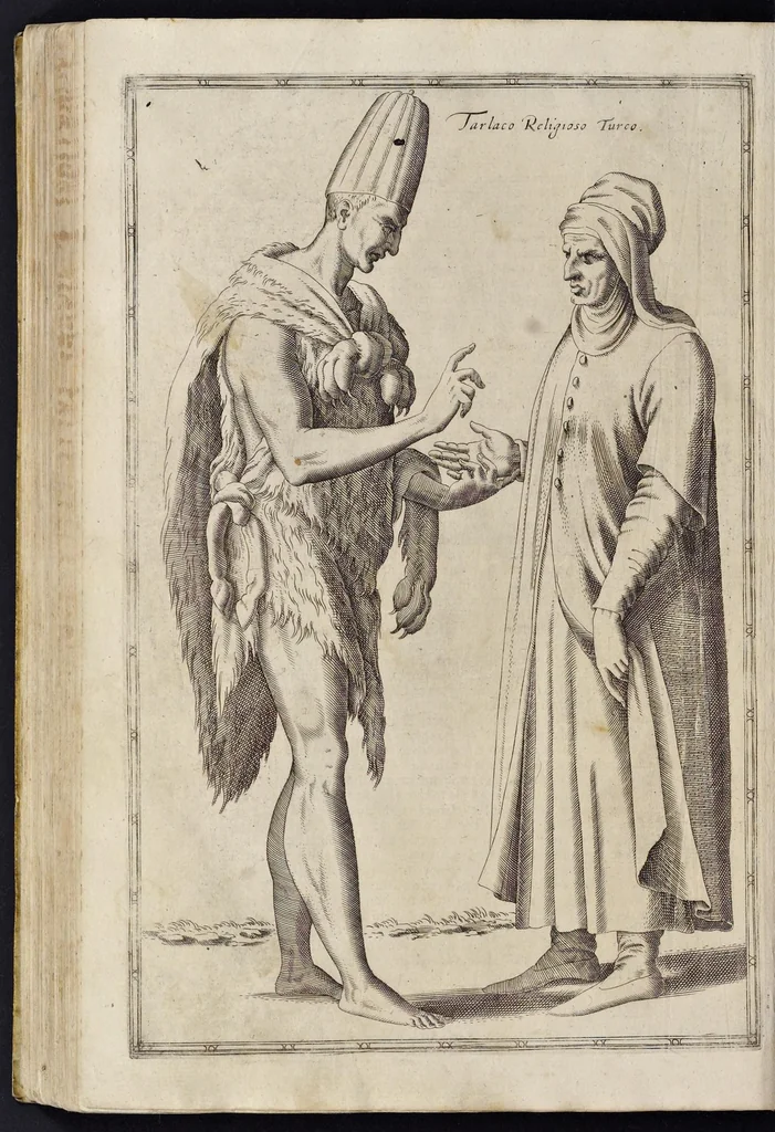 An illustration from Le nauigationi et uiaggi, fatti nella Turchia, di Nicolo de'Nicolai del Delfinato, signor d'Arfeuilla, cameriere, & geografo ordinario del Re di Francia, con diuerse singolarità uiste, & osseruate in quelle parti dall'autore, 1580, leaf 143