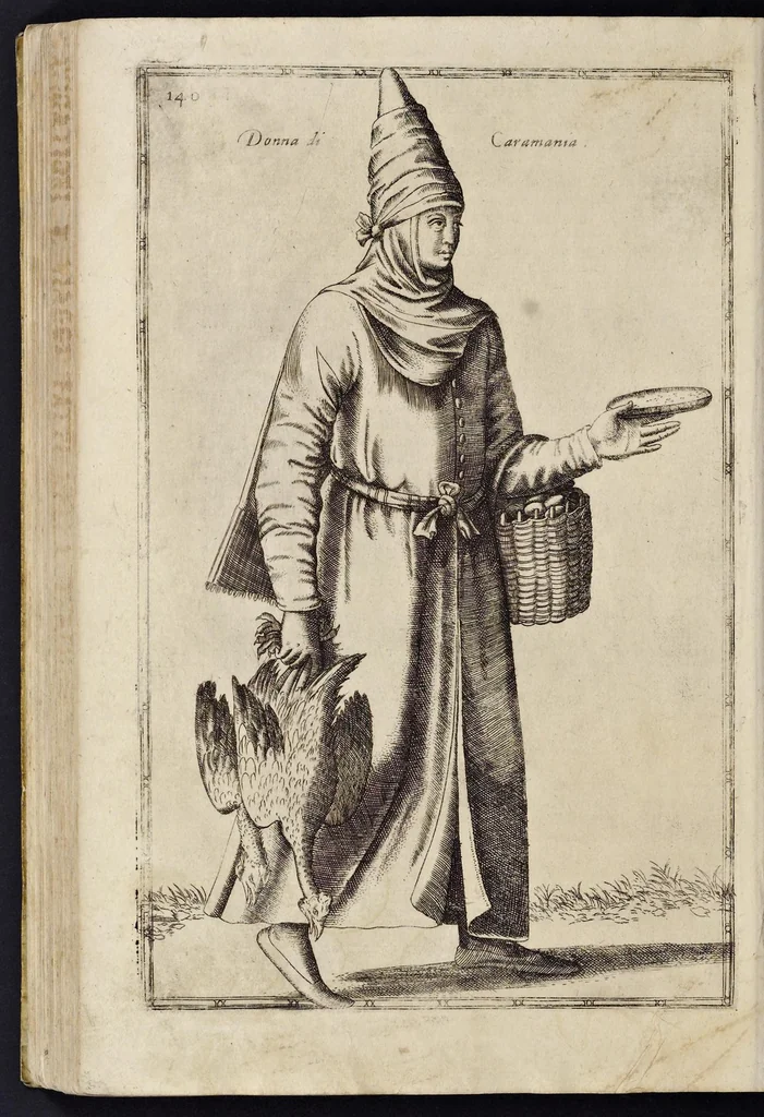 An illustration from Le nauigationi et uiaggi, fatti nella Turchia, di Nicolo de'Nicolai del Delfinato, signor d'Arfeuilla, cameriere, & geografo ordinario del Re di Francia, con diuerse singolarità uiste, & osseruate in quelle parti dall'autore, 1580, leaf 171