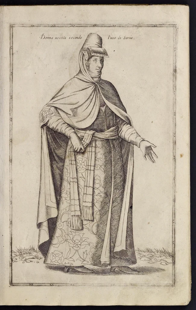 An illustration from Le nauigationi et uiaggi, fatti nella Turchia, di Nicolo de'Nicolai del Delfinato, signor d'Arfeuilla, cameriere, & geografo ordinario del Re di Francia, con diuerse singolarità uiste, & osseruate in quelle parti dall'autore, 1580, leaf 88