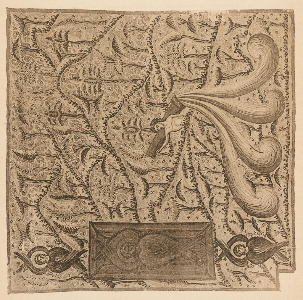 An illustration from Miniature delle omilie di Giacomo monaco (Cod. vatic. gr. 1162) e dell'Evangeliario greco urbinate (Cod. vatic. urbin. gr. 2), 1910, leaf 58