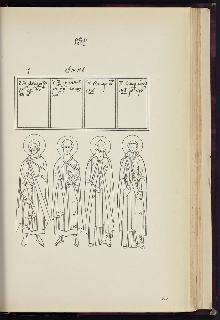 An illustration from Podlinnik ikonopisnyĭ, 1903, leaf 528