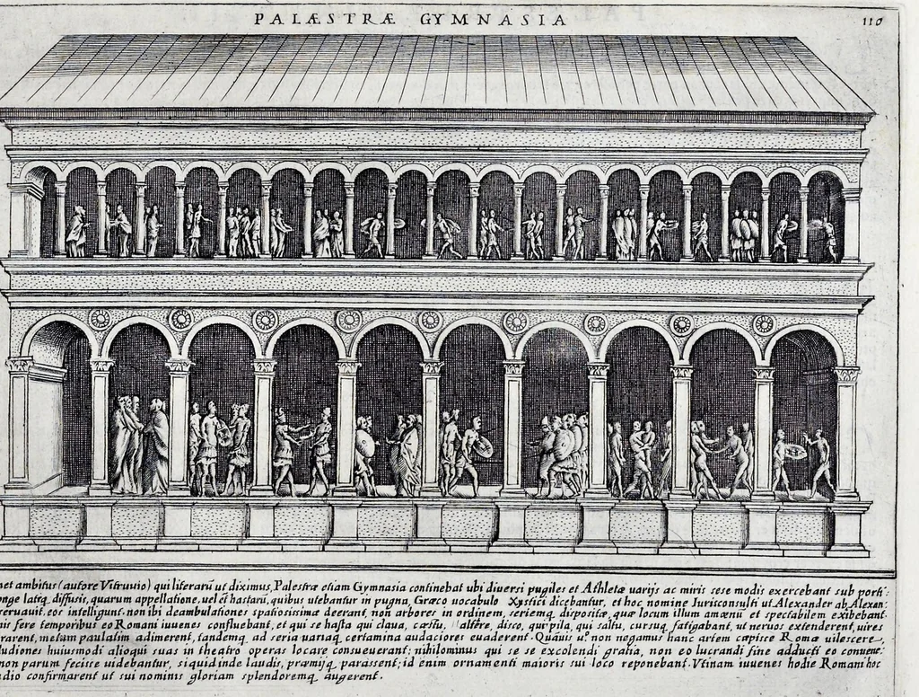 An illustration from Antiqvae vrbis splendor : hoc est præcipva eivsdem templa, amphitheatra, theatra, circi, navmachiæ, arcvs trivmphales, mavsolea aliaqve svmptvosiora ædificia, pompæ item trivmphalis et colossæarvm imaginvm descriptio, 1630, leaf 224