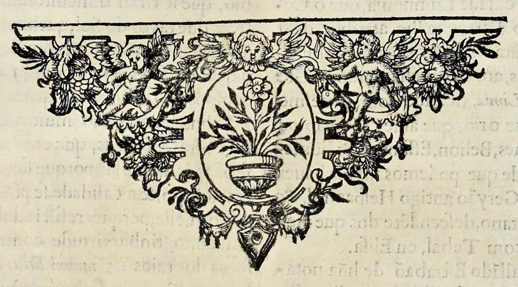 An illustration from Primeira parte da fundação, antiguidades, e grandezas da mui insigne cidade de Lisboa : e seus varoens illustres em sanctidade, armas e letras : catalogo de seus prelados, e mais cousas ecclesiasticas, & politicas até o anno 1147. em que foi ganhada aos Mouros por el rey D. Afonso Henriques, 1653, leaf 149