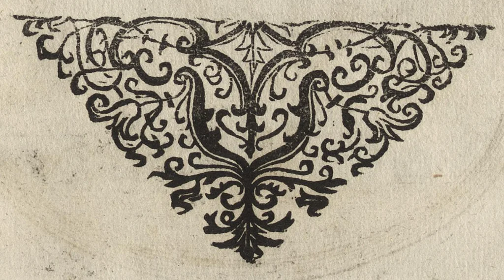 An illustration from Firmamentum symbolicum: in quo Deiparae elogia, quibus, velut firmamentum stellis, est exornata, symbolice depinguntur; opus ..., 1652, leaf 110