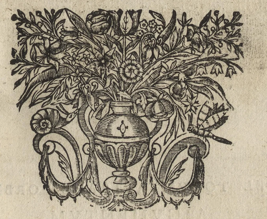 An illustration from Firmamentum symbolicum: in quo Deiparae elogia, quibus, velut firmamentum stellis, est exornata, symbolice depinguntur; opus ..., 1652, leaf 116
