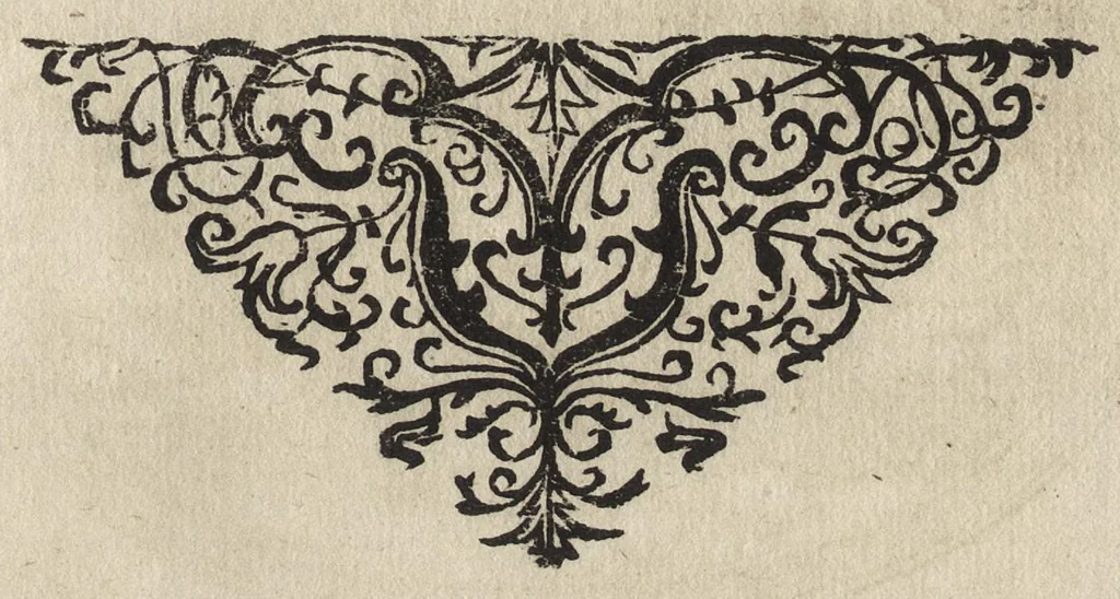An illustration from Firmamentum symbolicum: in quo Deiparae elogia, quibus, velut firmamentum stellis, est exornata, symbolice depinguntur; opus ..., 1652, leaf 98