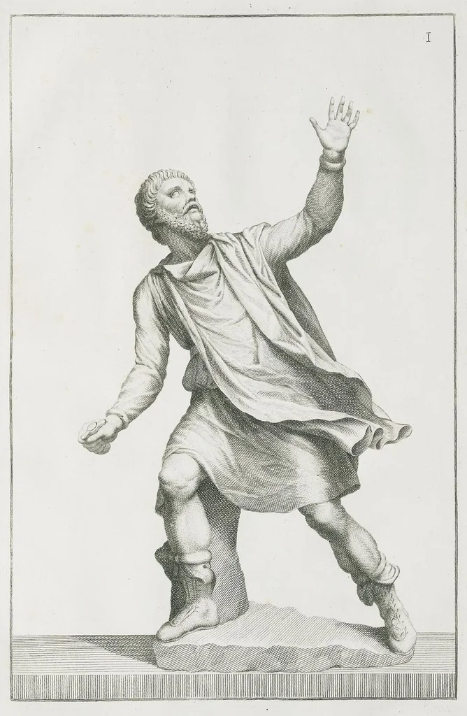 An illustration from Dissertation sur les statues appartenantes a la fable de Niobé, 1779, leaf 28