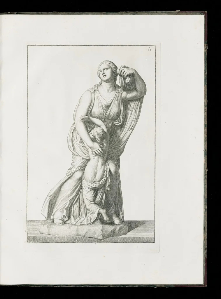 An illustration from Dissertation sur les statues appartenantes a la fable de Niobé, 1779, leaf 30