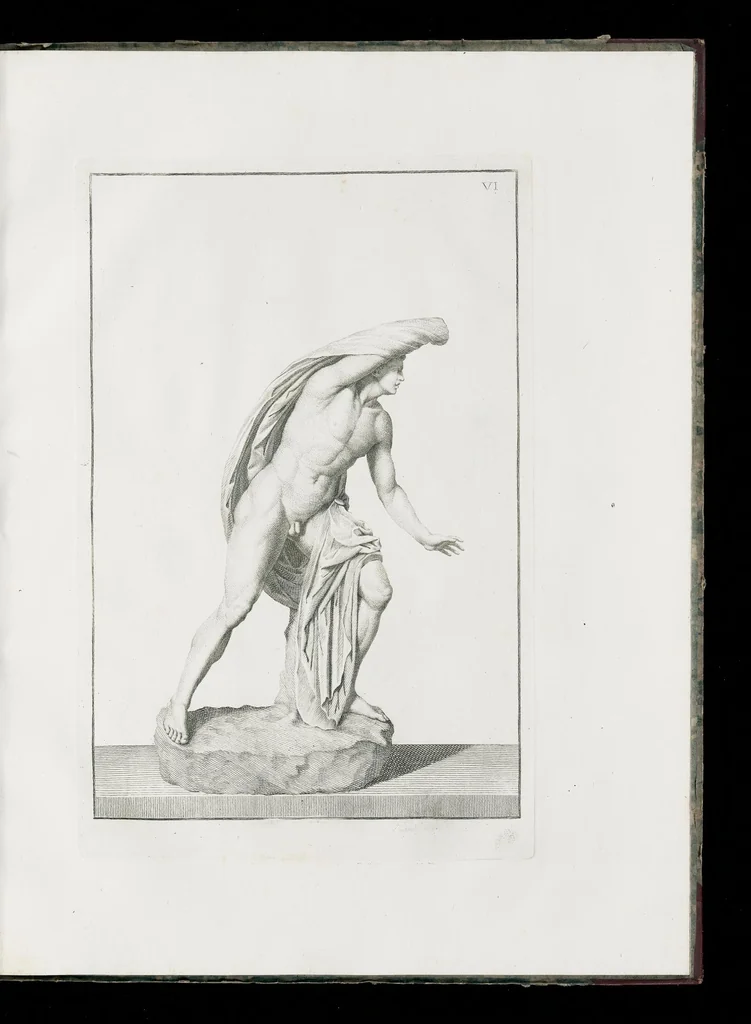 An illustration from Dissertation sur les statues appartenantes a la fable de Niobé, 1779, leaf 38