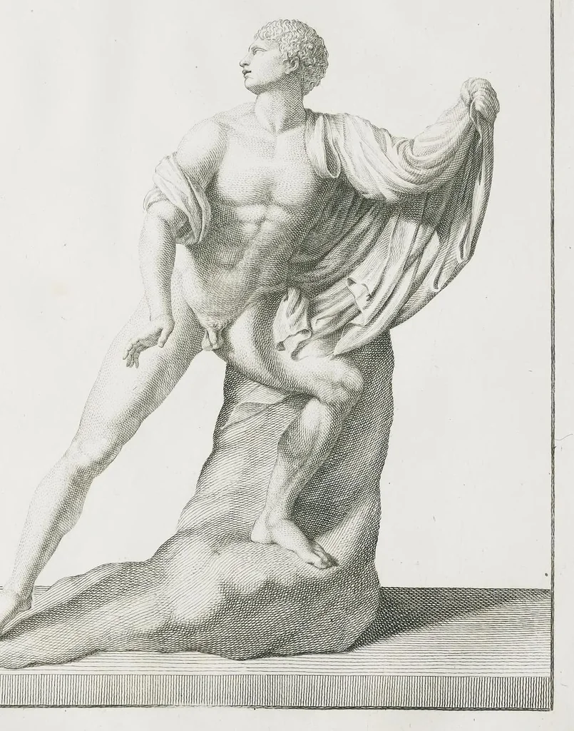 An illustration from Dissertation sur les statues appartenantes a la fable de Niobé, 1779, leaf 40