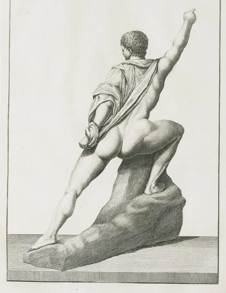 An illustration from Dissertation sur les statues appartenantes a la fable de Niobé, 1779, leaf 42