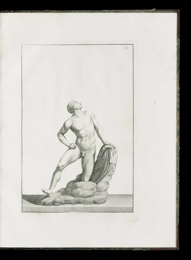 An illustration from Dissertation sur les statues appartenantes a la fable de Niobé, 1779, leaf 44