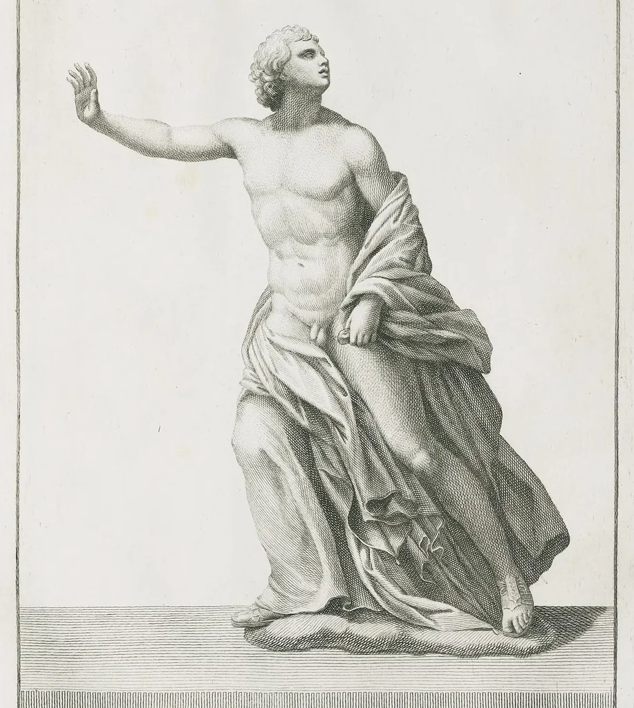 An illustration from Dissertation sur les statues appartenantes a la fable de Niobé, 1779, leaf 46
