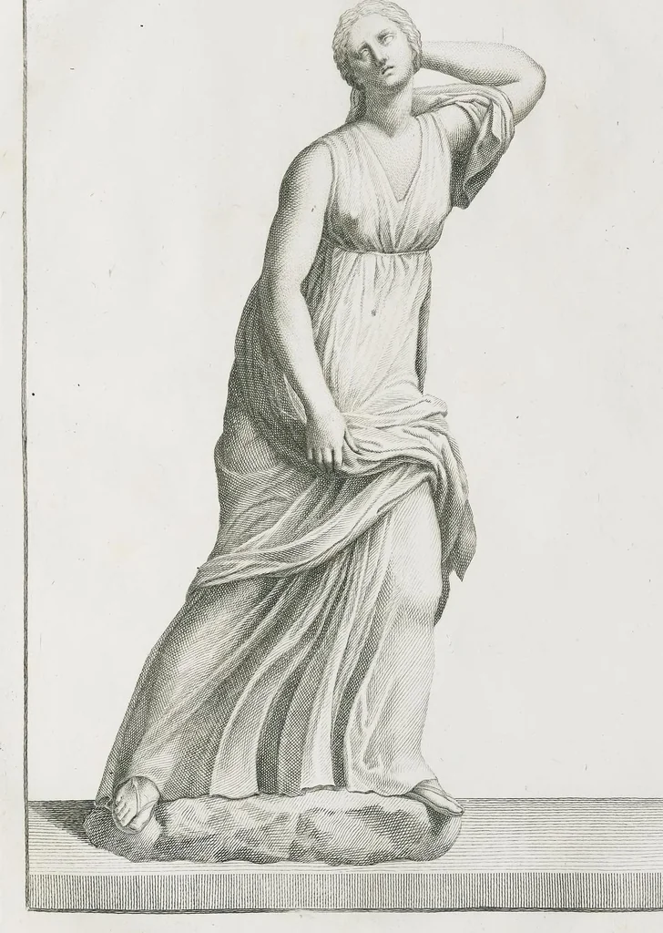 An illustration from Dissertation sur les statues appartenantes a la fable de Niobé, 1779, leaf 52