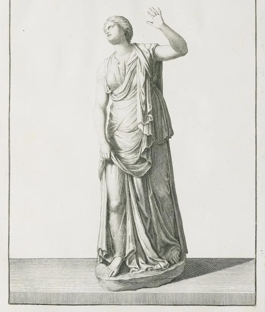 An illustration from Dissertation sur les statues appartenantes a la fable de Niobé, 1779, leaf 54