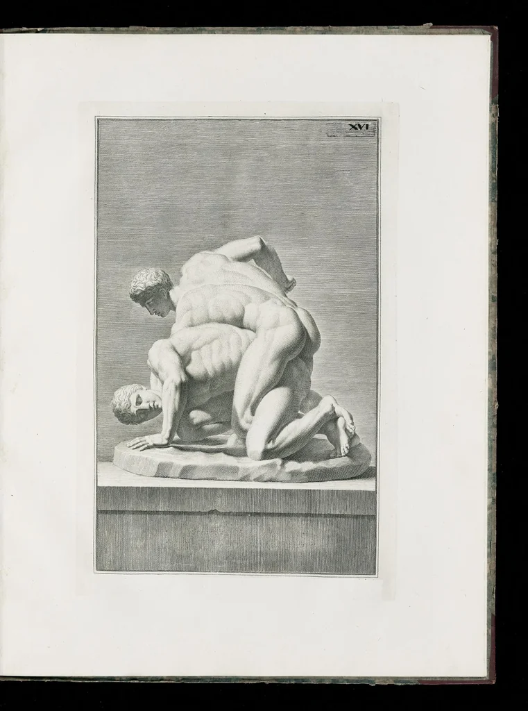 An illustration from Dissertation sur les statues appartenantes a la fable de Niobé, 1779, leaf 58