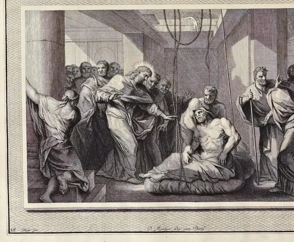 An illustration from Histoire du Vieux et du Nouveau Testament : enrichie de plus de quatre cens figures en taille-douce, &c, 1700, leaf 103