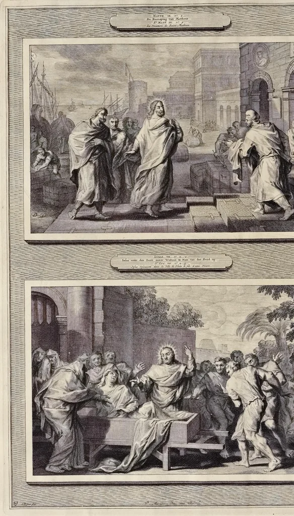 An illustration from Histoire du Vieux et du Nouveau Testament : enrichie de plus de quatre cens figures en taille-douce, &c, 1700, leaf 107