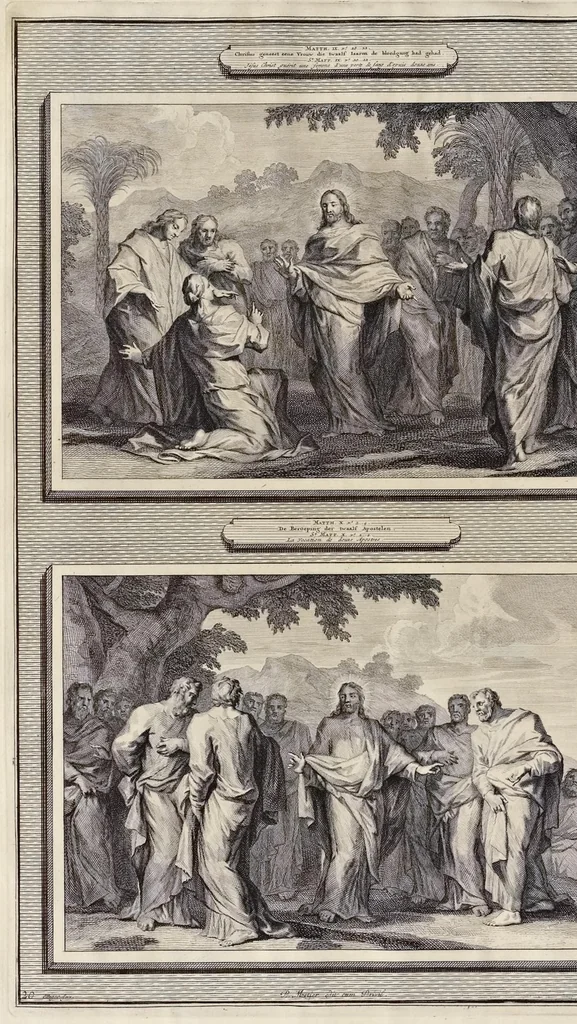An illustration from Histoire du Vieux et du Nouveau Testament : enrichie de plus de quatre cens figures en taille-douce, &c, 1700, leaf 111