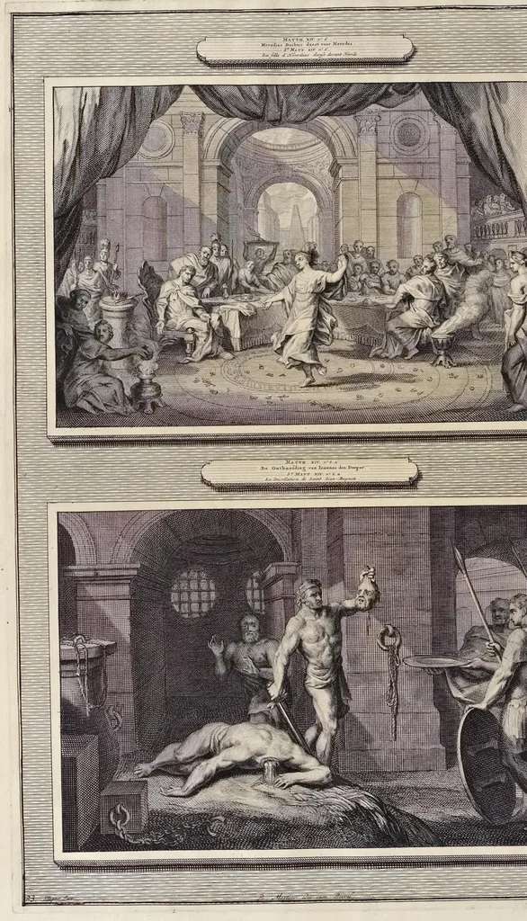An illustration from Histoire du Vieux et du Nouveau Testament : enrichie de plus de quatre cens figures en taille-douce, &c, 1700, leaf 123