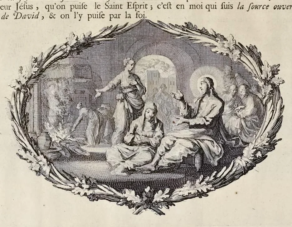 An illustration from Histoire du Vieux et du Nouveau Testament : enrichie de plus de quatre cens figures en taille-douce, &c, 1700, leaf 149