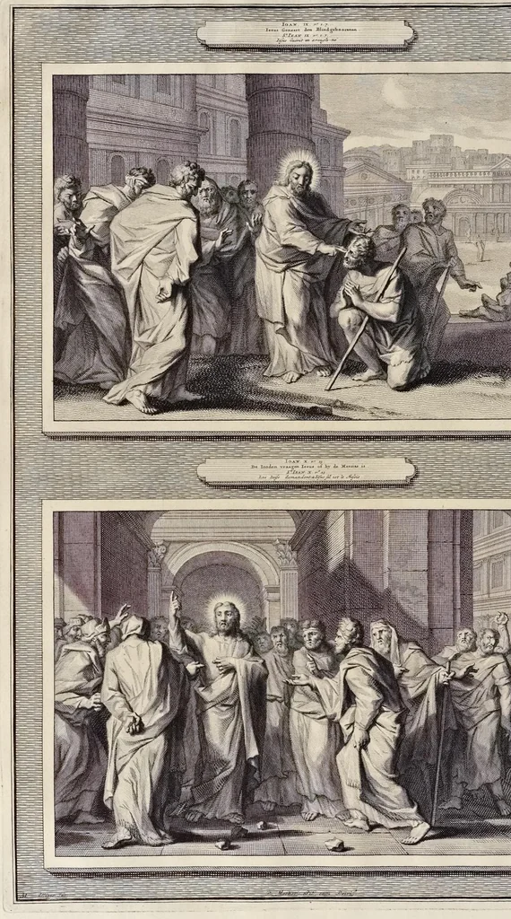 An illustration from Histoire du Vieux et du Nouveau Testament : enrichie de plus de quatre cens figures en taille-douce, &c, 1700, leaf 155