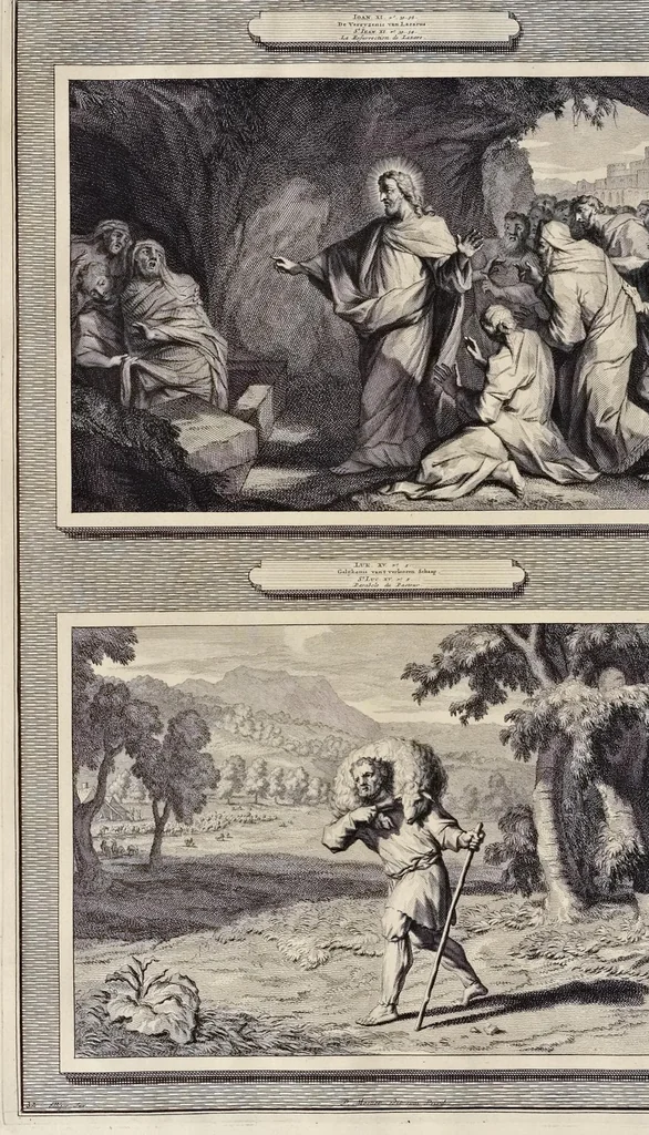 An illustration from Histoire du Vieux et du Nouveau Testament : enrichie de plus de quatre cens figures en taille-douce, &c, 1700, leaf 159