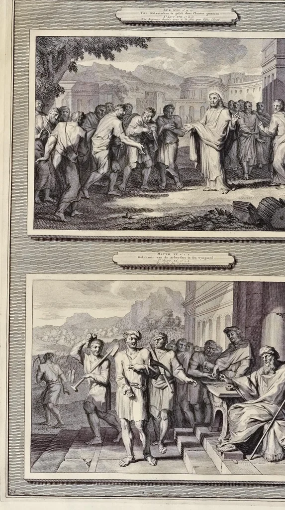 An illustration from Histoire du Vieux et du Nouveau Testament : enrichie de plus de quatre cens figures en taille-douce, &c, 1700, leaf 167