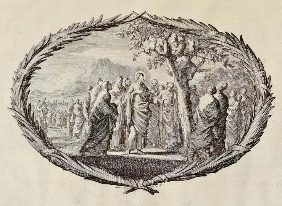 An illustration from Histoire du Vieux et du Nouveau Testament : enrichie de plus de quatre cens figures en taille-douce, &c, 1700, leaf 193
